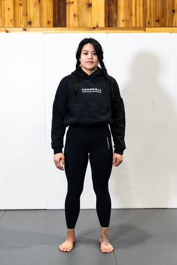 Heavy Ladies Hoodie 25' Black