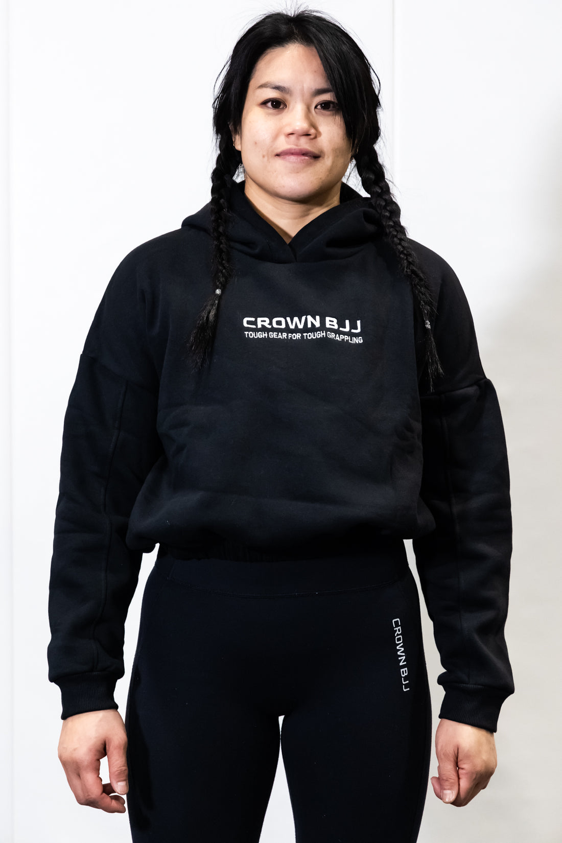 Heavy Ladies Hoodie 25' Black