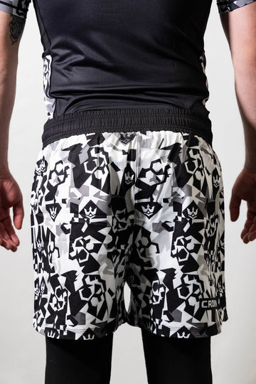 Shorts Rank  White-Grey Puzzle