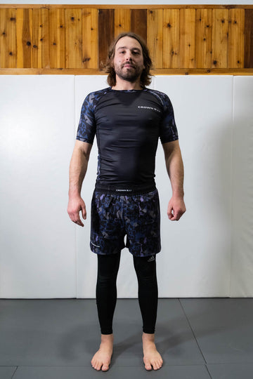 Rash Guard - Rank Purple Puzzle