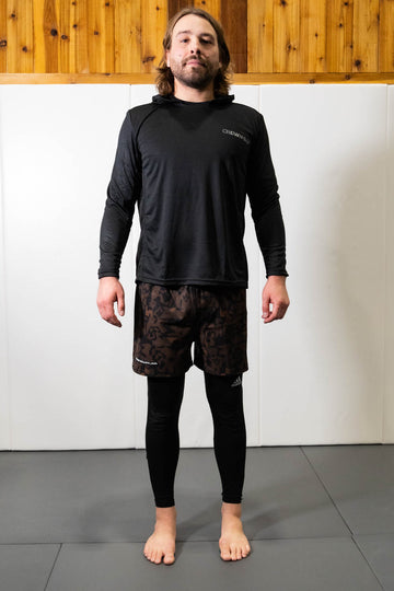 Fishing Hoodie Black (Mesh)