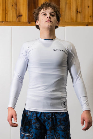 Old Rash Guard White