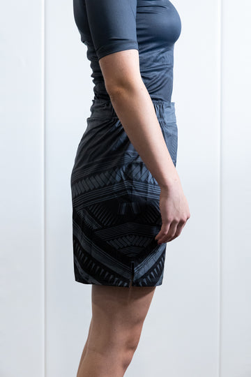 Black Tribal Shorts